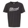 Blessed charcoal junior t-shirt