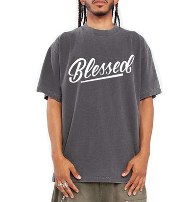 Blessed Unisex Dyed tee