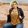 God is with her gold Women's tee