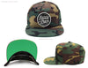Saved by grace risen apparel christian snabpack camo army military hat
