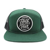 Choose faith over fear green 5 pannel snapback