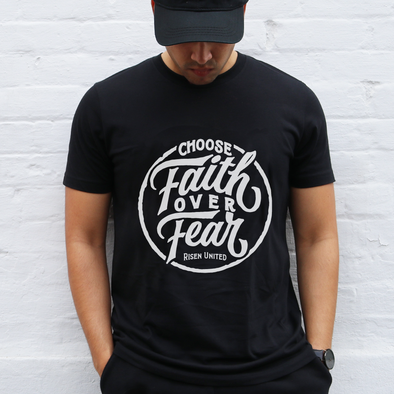 Choose faith over fear black Tee