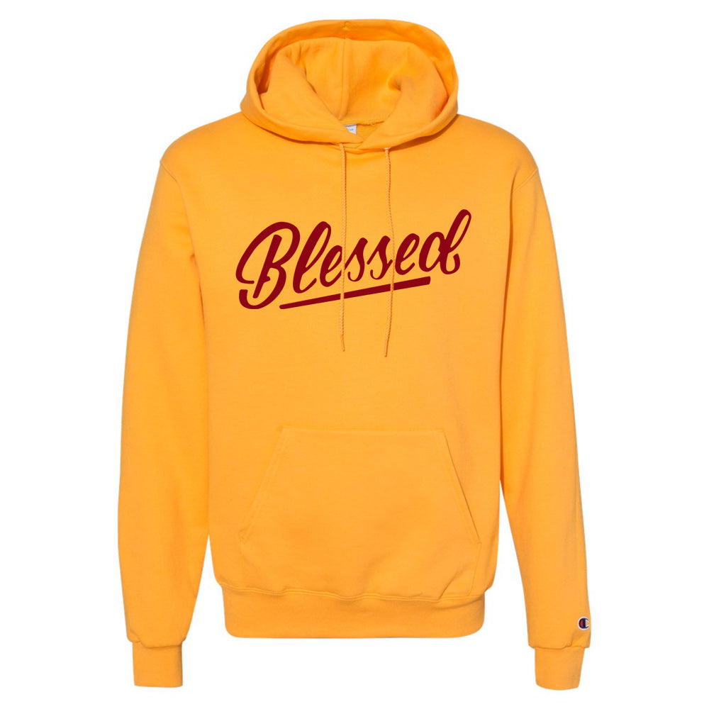 Blessed champion hoodie risen apparel christian – Risen