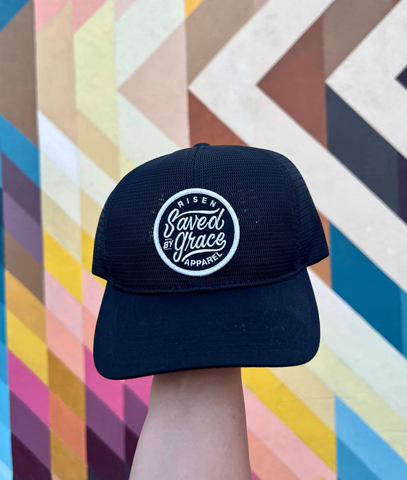 Saved by grace dad cap