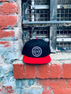 Don't give up black and red snapback