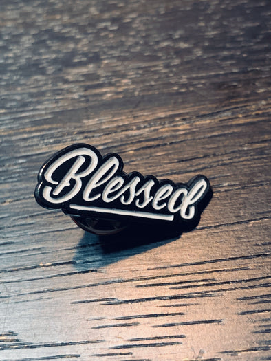 Blessed metal pin