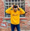 Blessed yellow gold Champion hoodie sweater