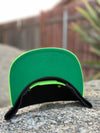 Saved by grace neon black snapback