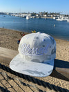 Blessed camo white snapback