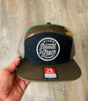 Saved by grace army 5 pannel snapback