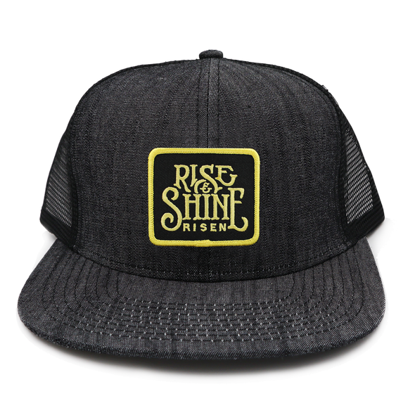 Rise and Shine denim tucker hat